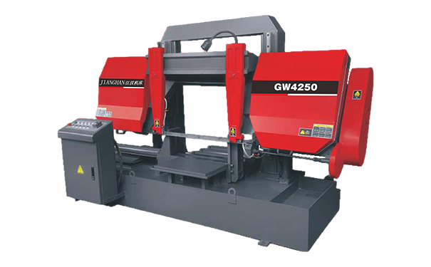 侨乡街道开发区GW4250双柱龙门卧式带锯床